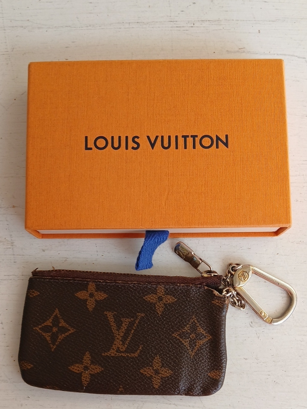 Louis Vuitton Monogram Key & Card Holder in Brown and Gold
